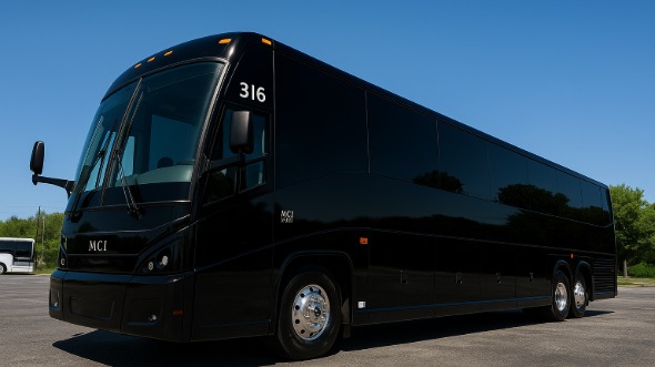 Exterior of Charter Bus Company Boulder's 40 Passenger Party Bus in Boulder